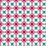 Dollhouse Miniature 1/2In Scale Wallpaper: Marseilles, Red